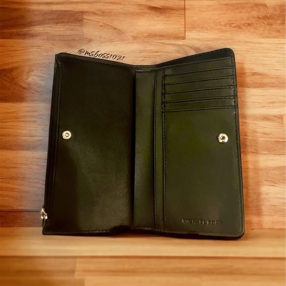 Michael Kors Jet Set Backpack W/Chain + Wallet in Black BRAND NEW WITH TAGS - Picture 7 of 8